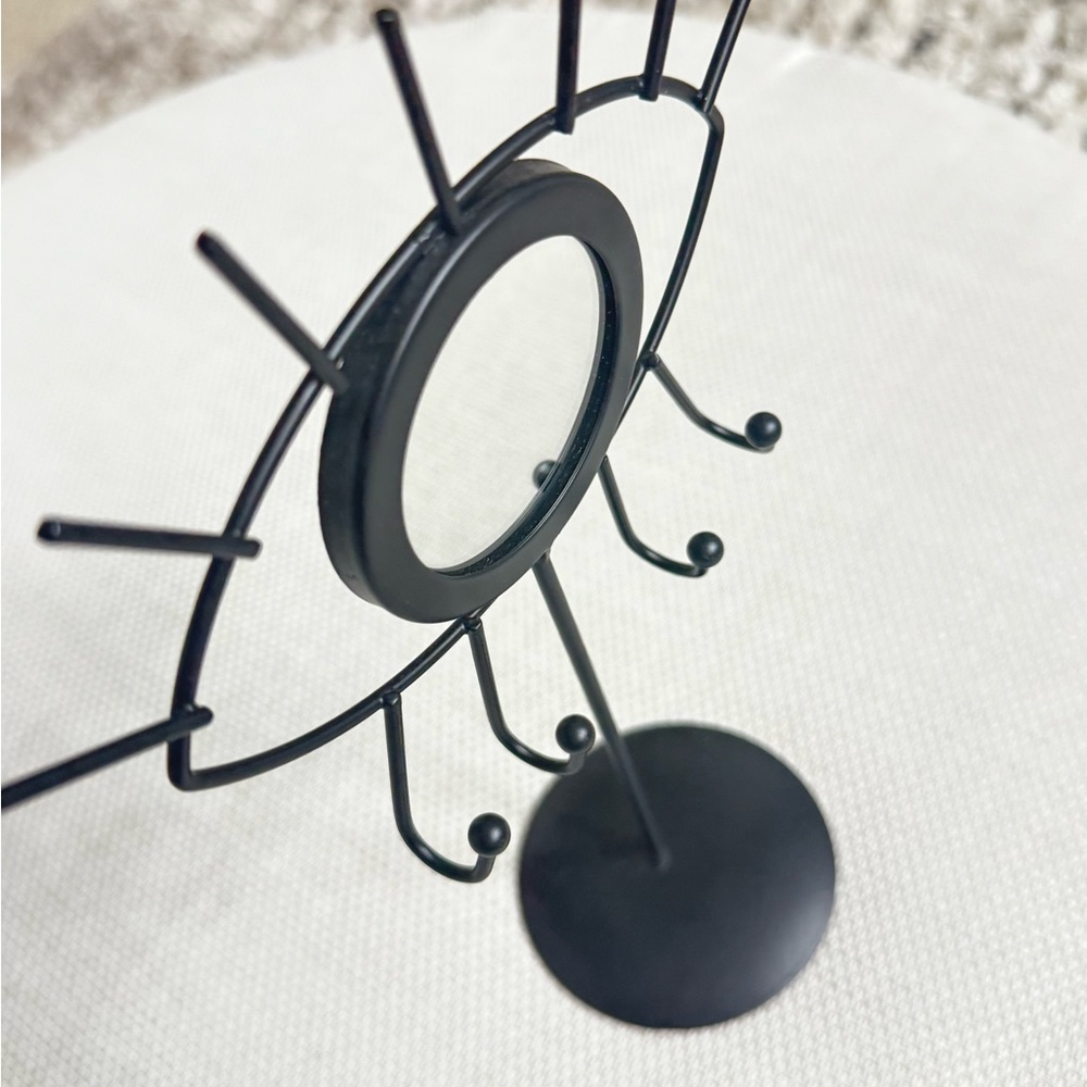 Black Metal evil Eye mirror Decor - Picture 3 of 3